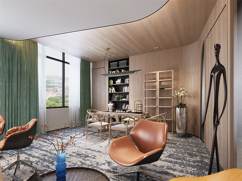 600平米教育行业办公室装修效果图