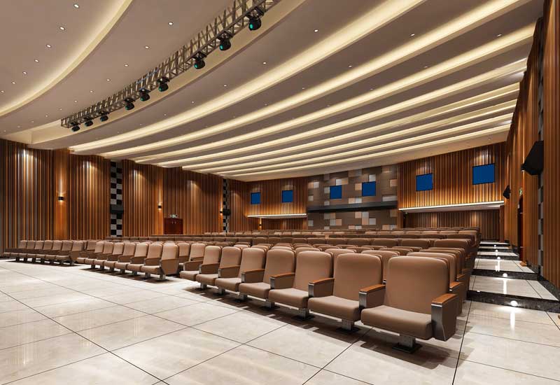 400平米大型演播厅装修设计效果图