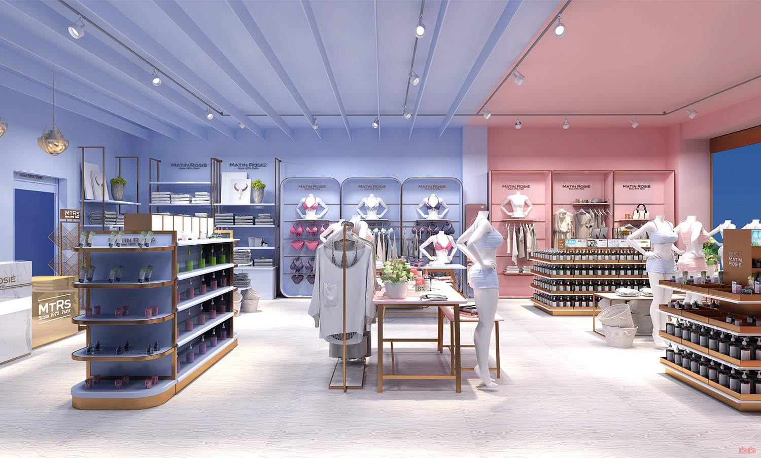 郑州女士服装店铺装修设计效果图