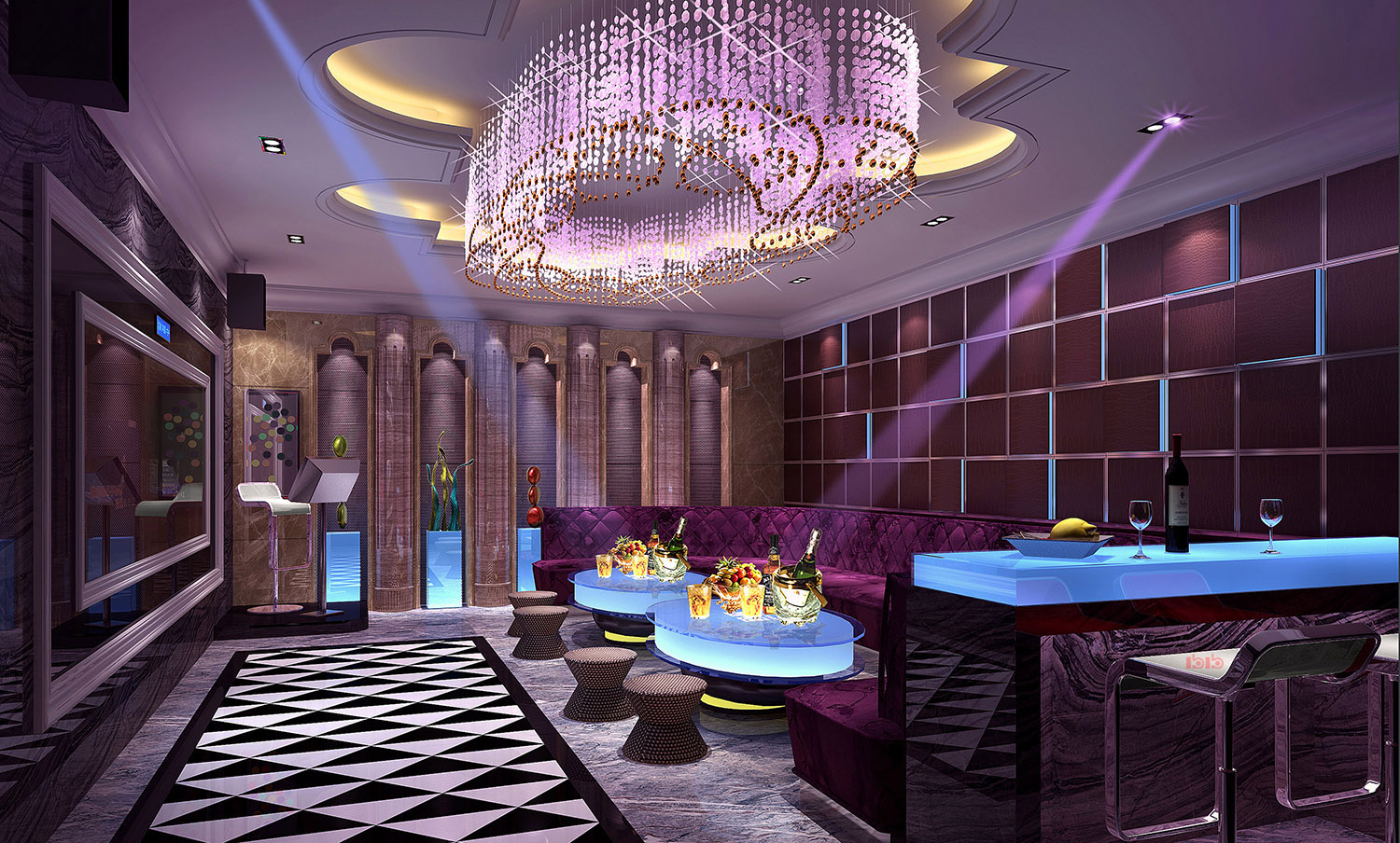 主题KTV装修设计效果图