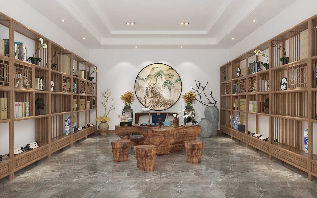 智能科技公司办公室装修设计效果图