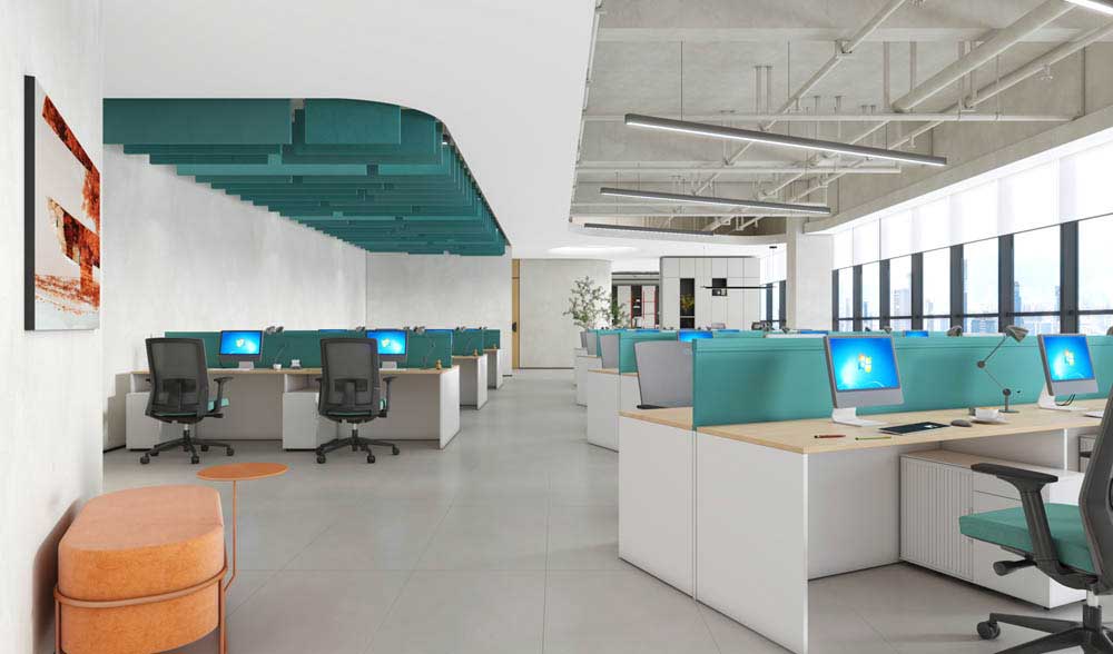 1200平米郑州办公室装修设计案例