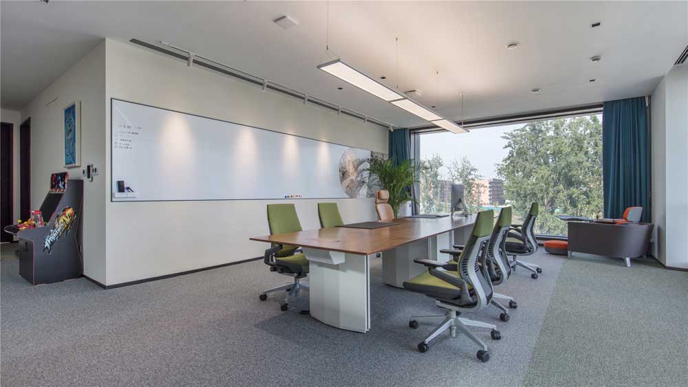 洛阳食品公司办公室装修设计效果图