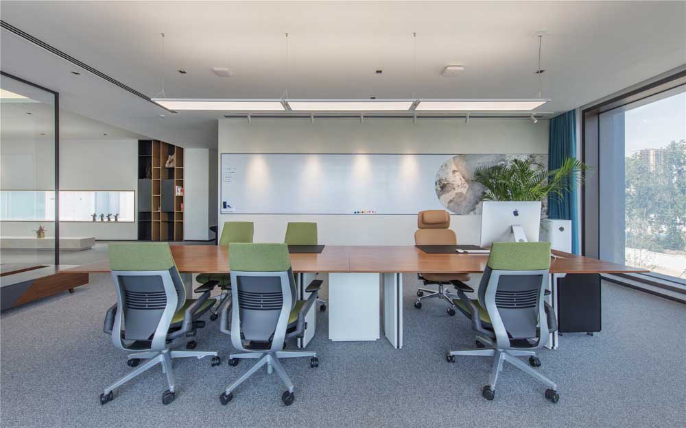 洛阳食品公司办公室装修设计效果图