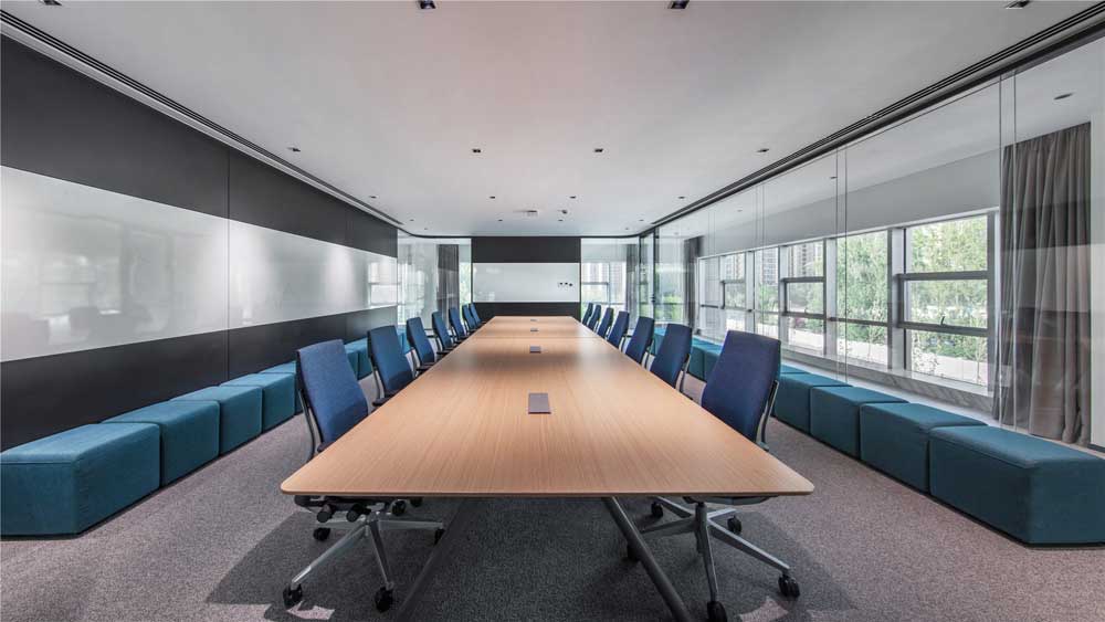 洛阳食品公司办公室装修设计效果图