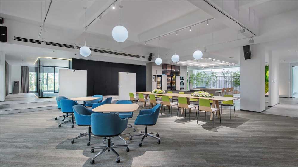 洛阳食品公司办公室装修设计效果图