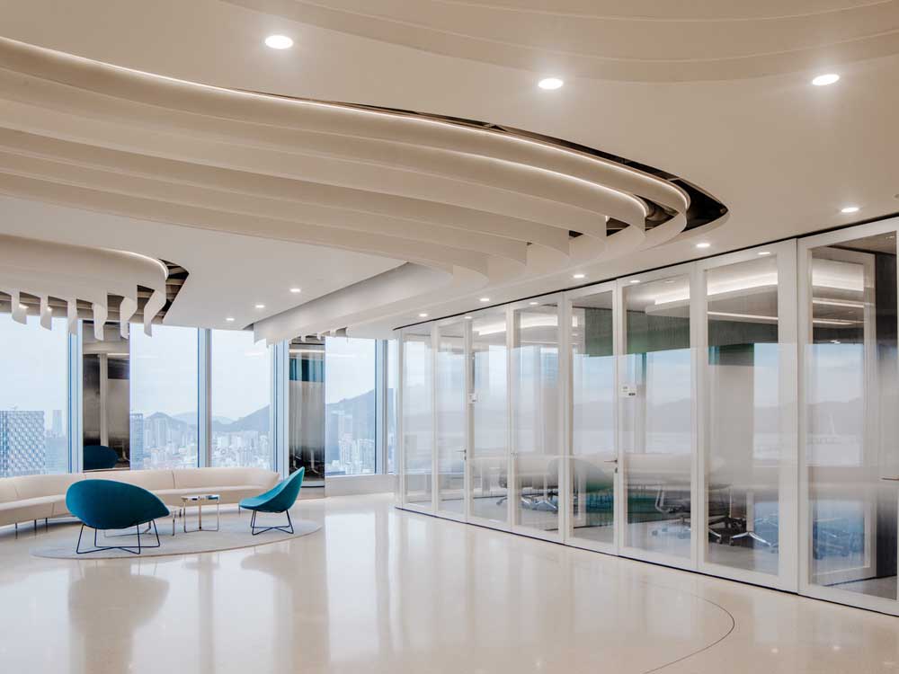 郑州事务所办公空间装修设计，麻绳工作室效果图