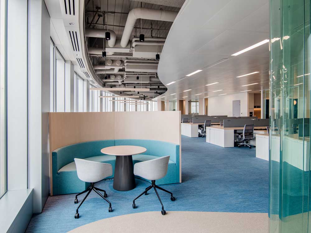 郑州事务所办公空间装修设计，麻绳工作室效果图