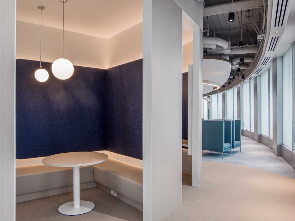 郑州事务所办公空间装修设计，麻绳工作室效果图