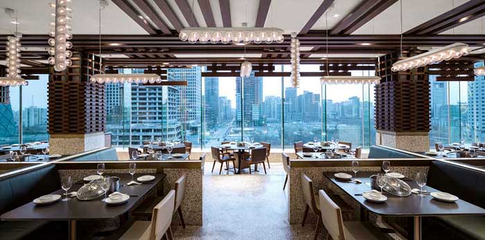 680m2郑州火锅店设计效果图