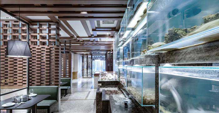 680m2郑州火锅店设计效果图