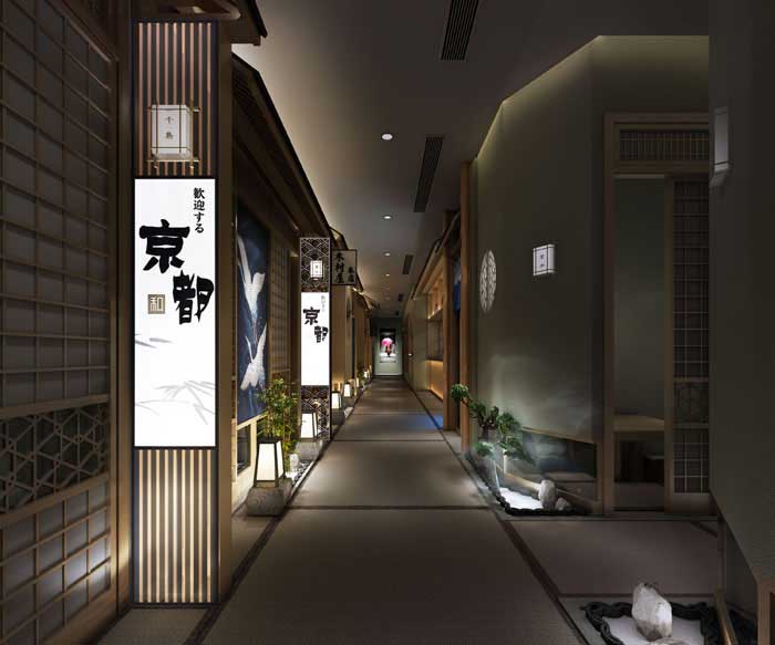 许昌450m2日料餐厅设计装修效果图