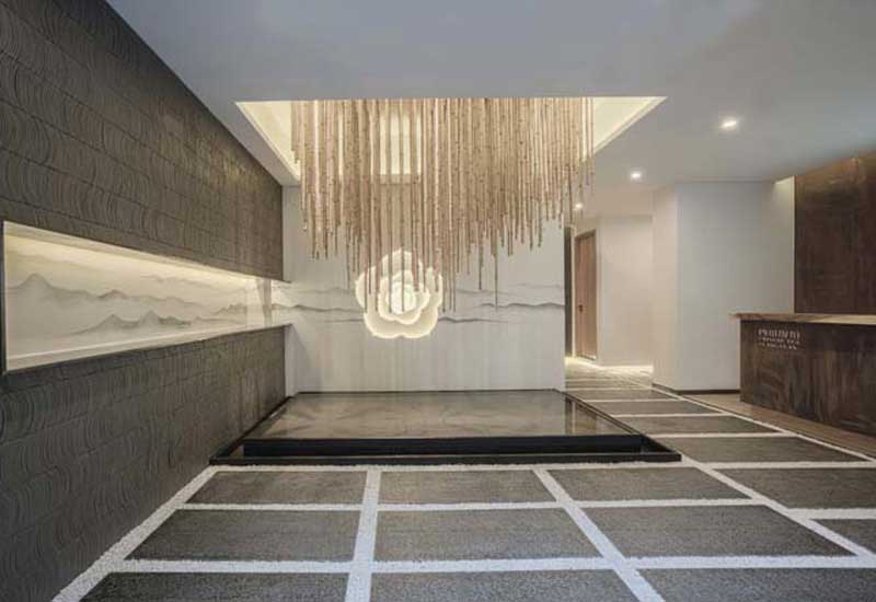 450m2郑州茶馆会所设计效果图