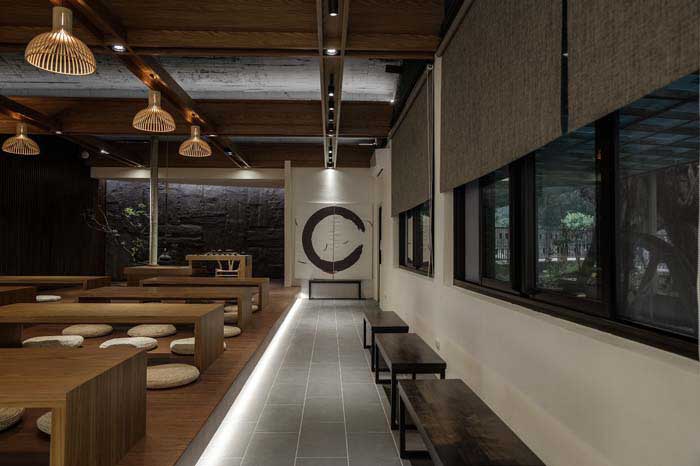 200m2许昌茶馆装修设计效果图