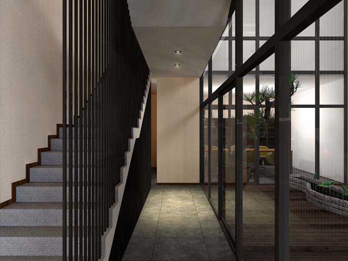 300m2洛阳茶居会所设计效果图