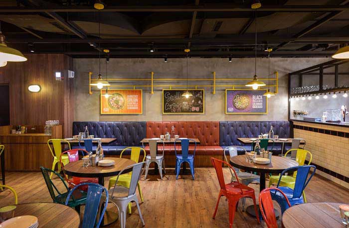 260m2郑州食堂设计效果图