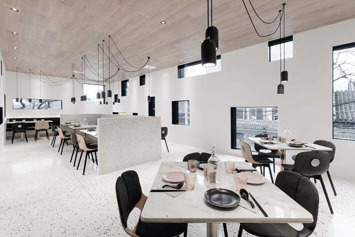 350m2郑州中餐厅装修设计效果图