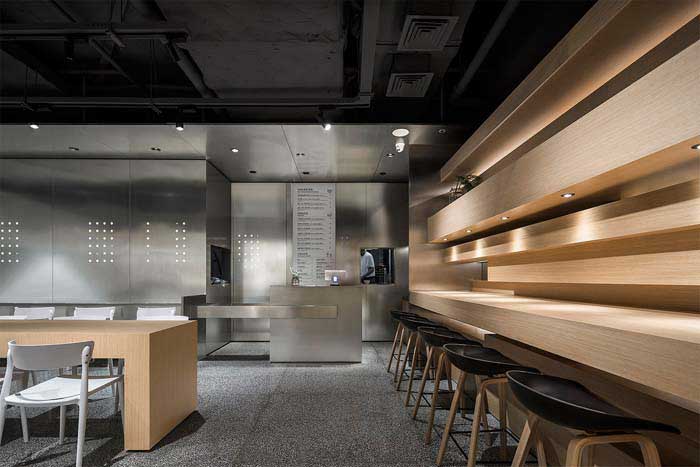 100m2郑州中餐厅设计效果图