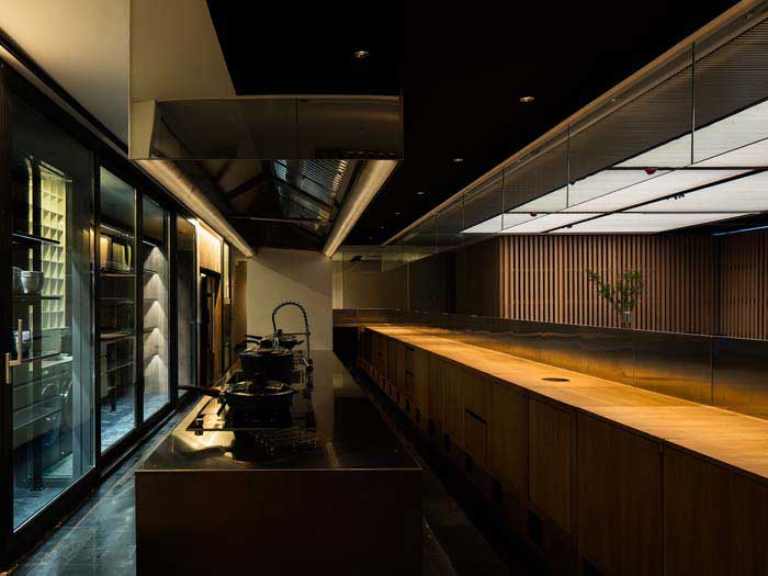 500m2郑州私房菜餐厅设计效果图