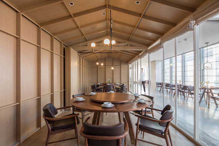 500m2洛阳中餐厅设计效果图