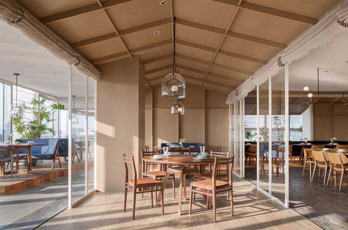 500m2洛阳中餐厅设计效果图