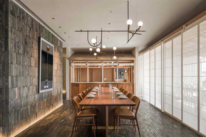 500m2洛阳中餐厅设计效果图