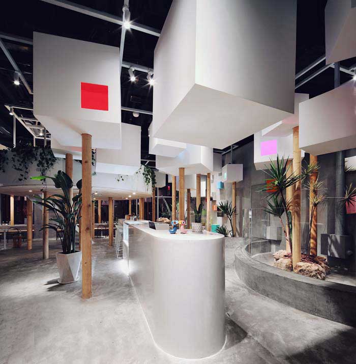 郑州300m2动物主题咖啡厅设计效果图