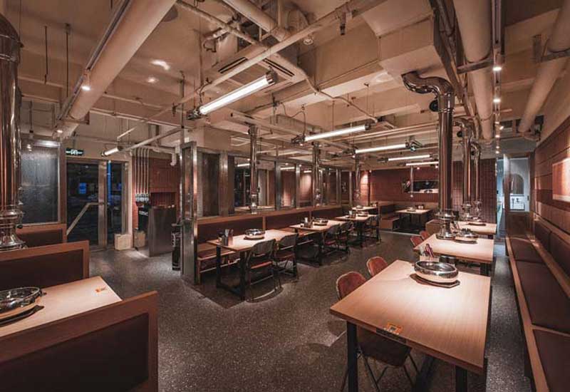 180m2烤肉空间设计效果图