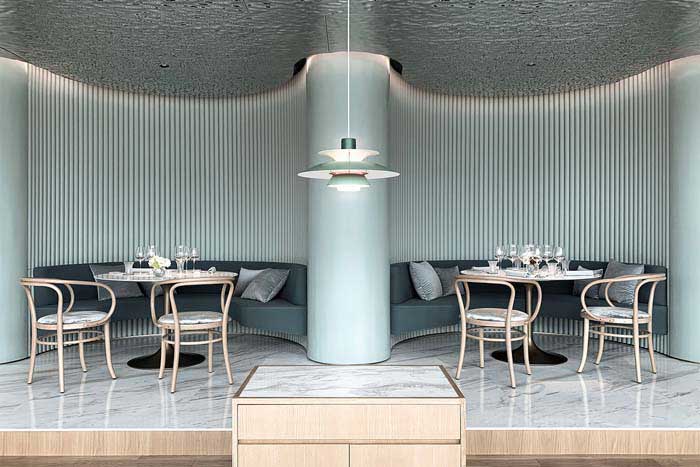 洛阳700m2西餐厅装修设计效果图