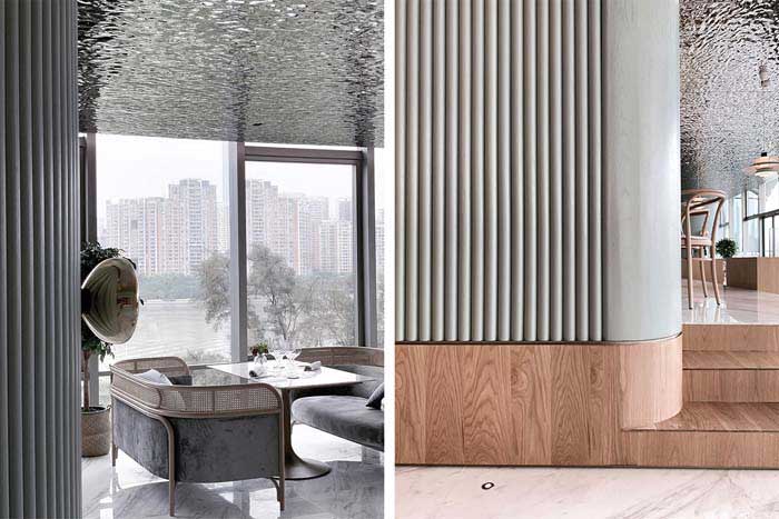 洛阳700m2西餐厅装修设计效果图