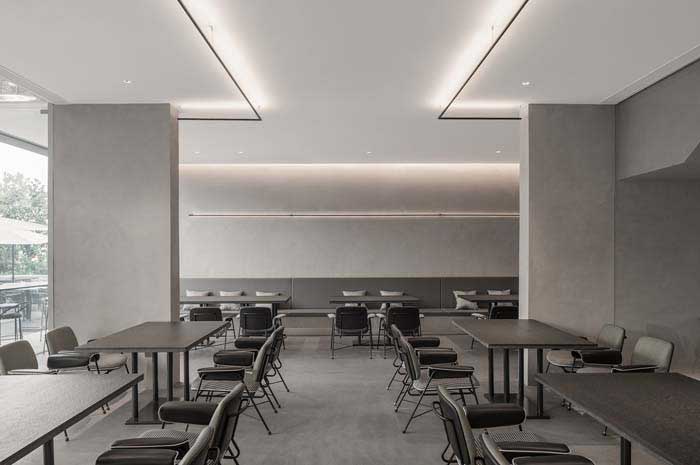 260m2郑州西餐厅装修设计效果图