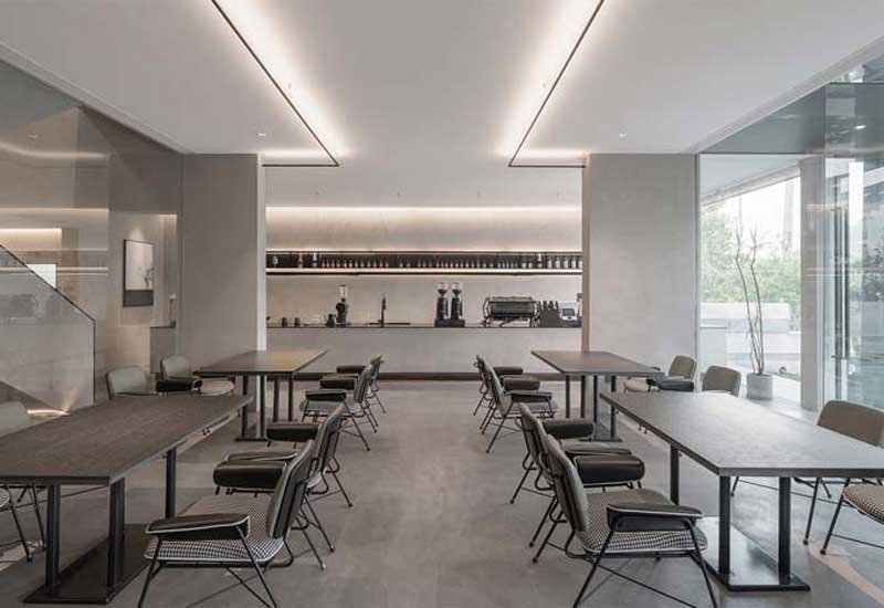 260m2郑州西餐厅装修设计效果图