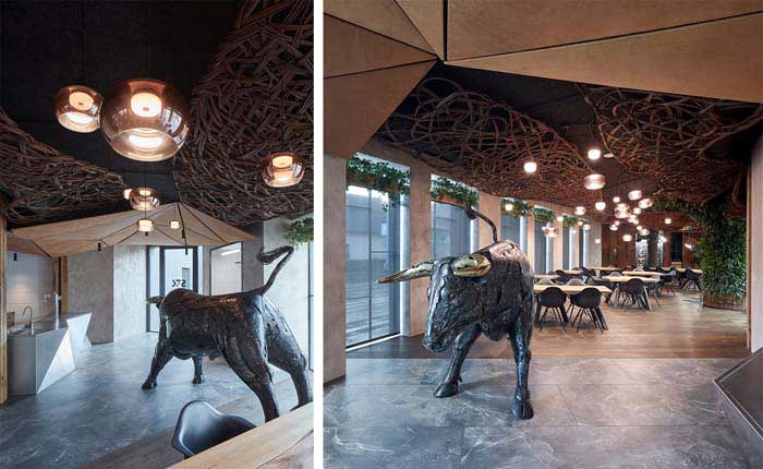 320m2郑州金水区西餐厅设计效果图