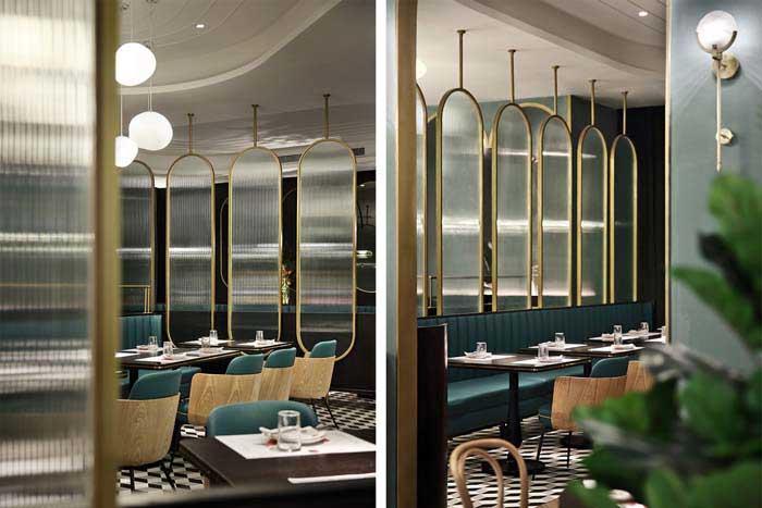 290m2郑州中原区西餐厅装修效果图