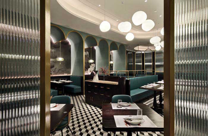 290m2郑州中原区西餐厅装修效果图