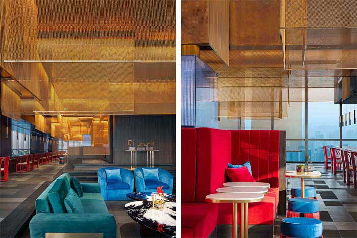 1200m2郑州西餐厅设计装修效果图