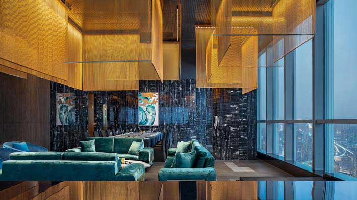 1200m2郑州西餐厅设计装修效果图