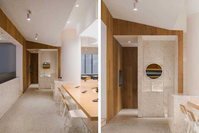 180m2郑州快餐厅设计效果图