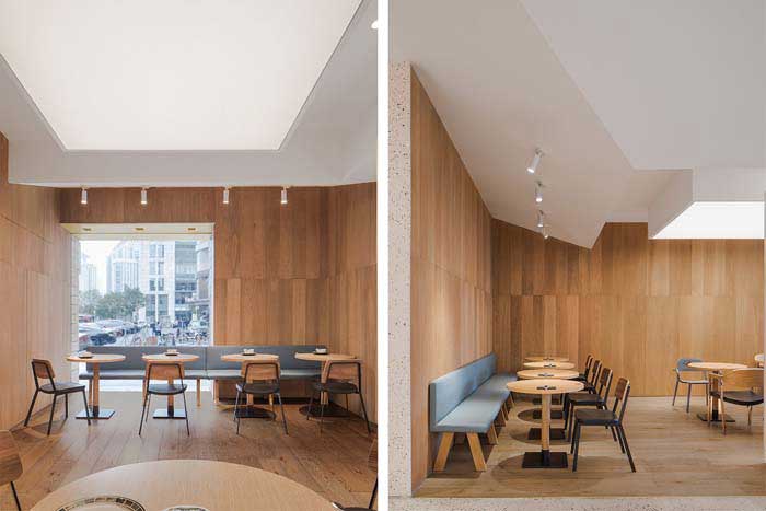 180m2郑州快餐厅设计效果图