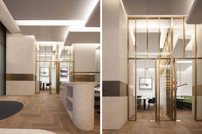 450m2精品西餐厅设计效果图