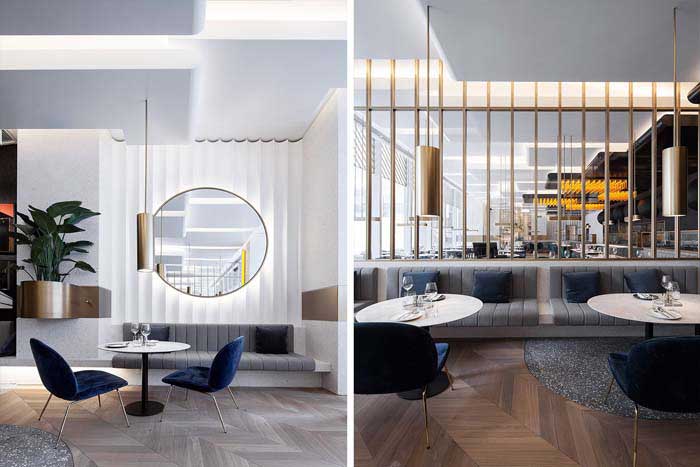 450m2精品西餐厅设计效果图