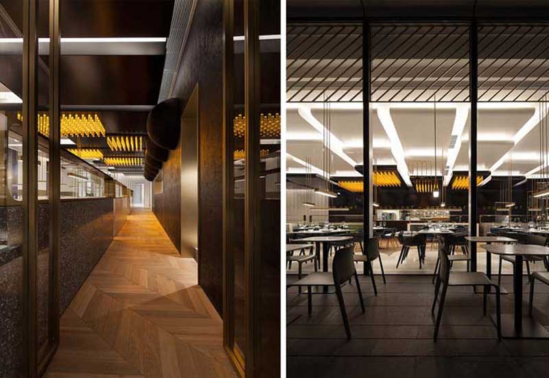 450m2精品西餐厅设计效果图