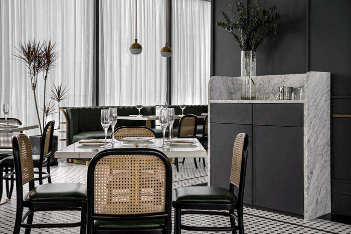 210m2许昌西餐厅装修设计效果图