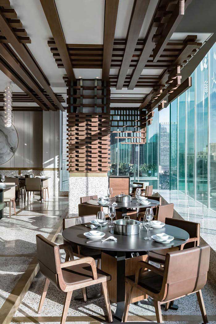 680m2郑州中餐厅设计效果图