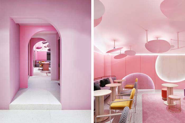 550m2开封咖啡厅装修设计效果图