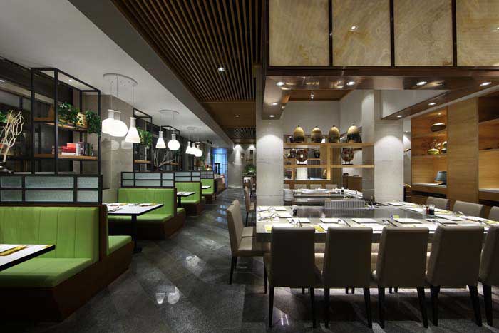 周口日式餐厅设计400m2装修效果图