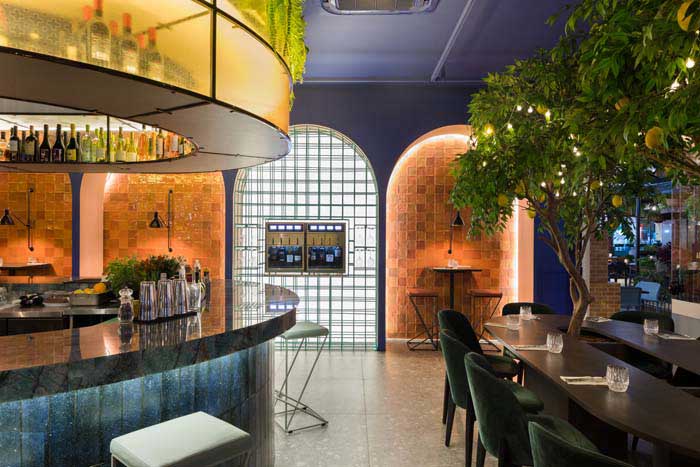 150m2郑州酒吧+餐厅设计效果图