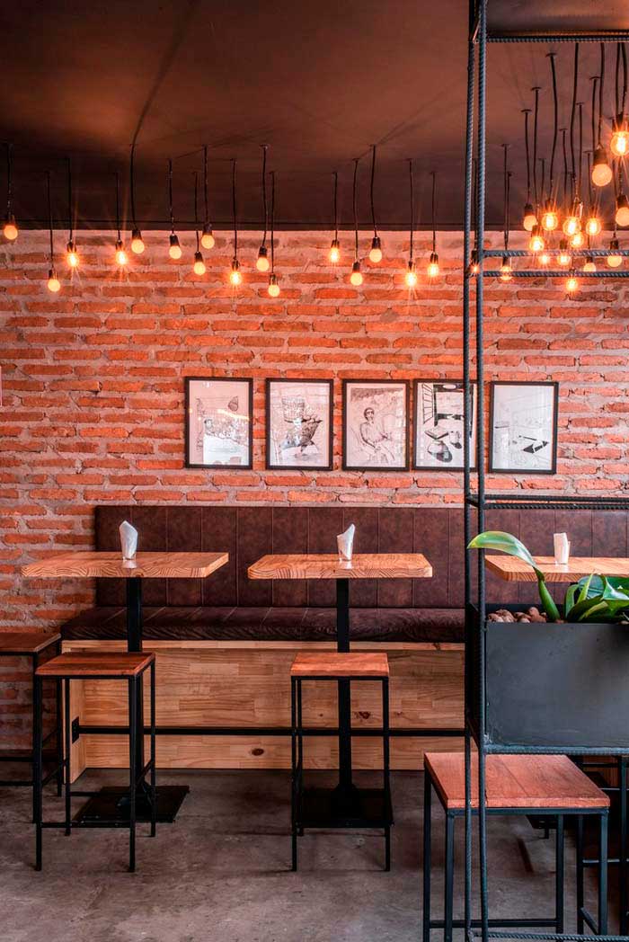 100m2郑州酒吧+餐厅设计效果图