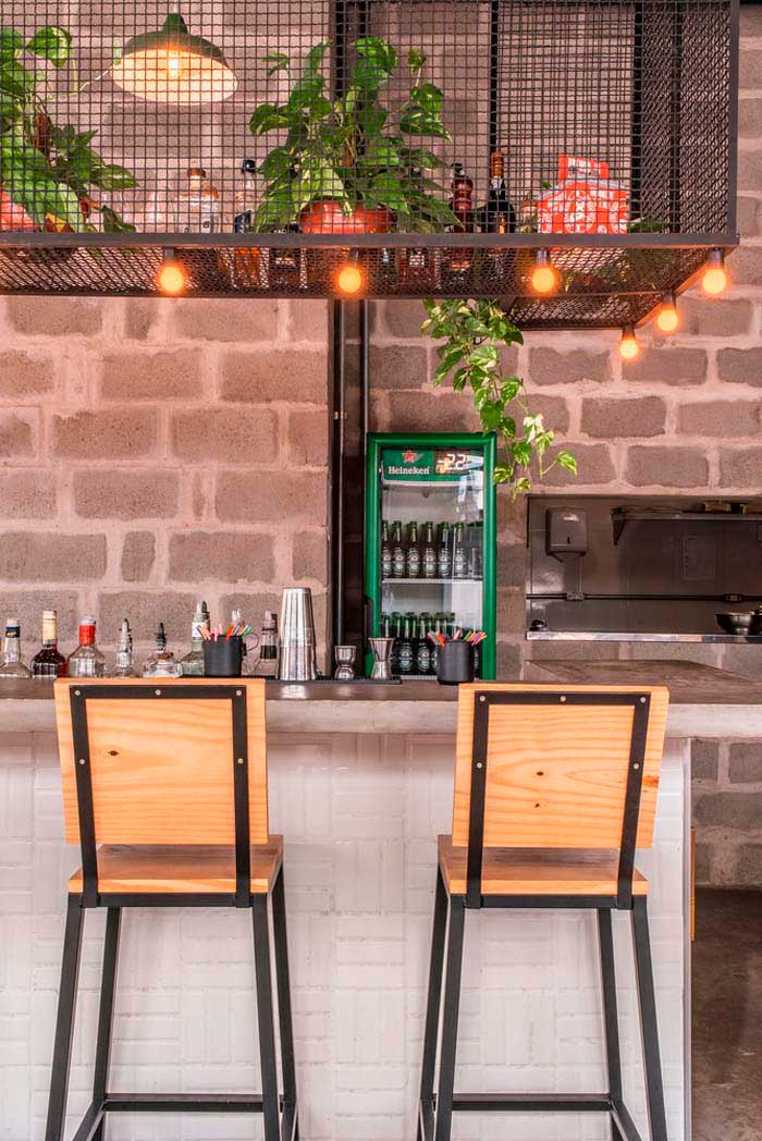 100m2郑州酒吧+餐厅设计效果图