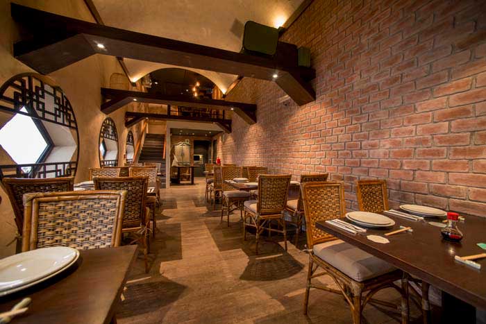 600m2焦作精品中餐厅设计装修效果图